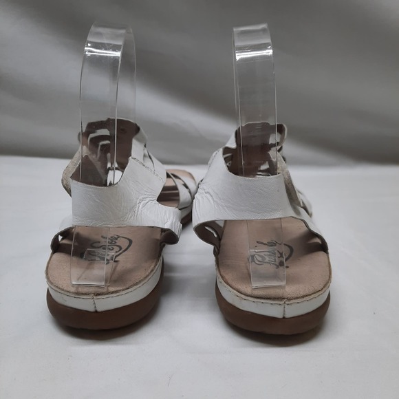 Pure sole Darla leather white ankle strap sandal 7 - Picture 3 of 7